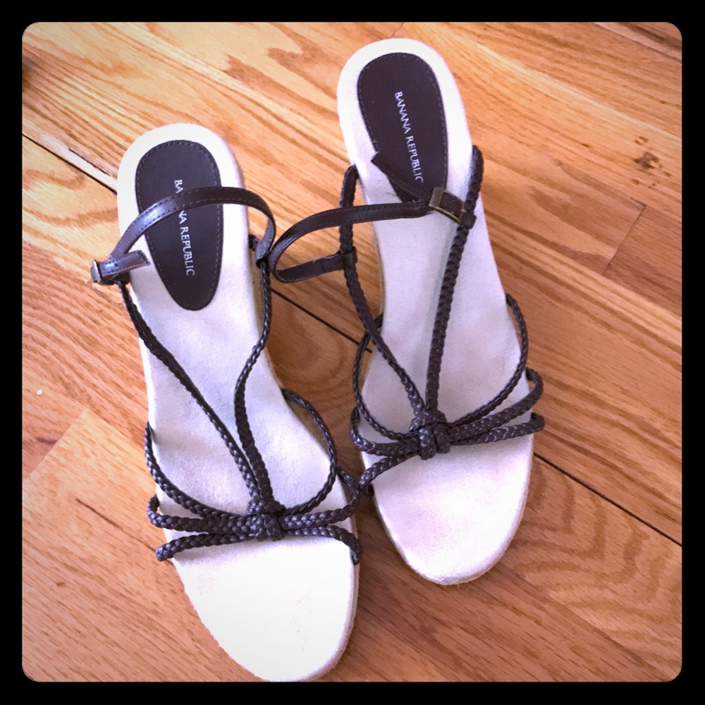 Wedge Sandals, Banana Republic